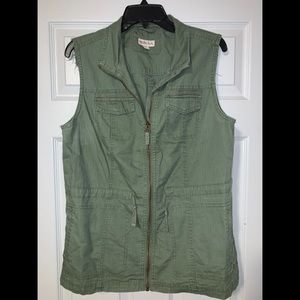 Merona Utility Army Green Vest